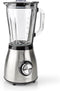 Nedis Blender - 800 W - 1.5 l - Glas - 2-Snelheden - Zilver / Zwart