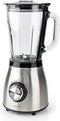 Nedis Blender - 800 W - 1.5 l - Glas - 2-Snelheden - Zilver / Zwart