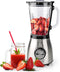 Nedis Blender - 800 W - 1.5 l - Glas - 2-Snelheden - Zilver / Zwart