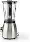 Nedis Blender - 800 W - 1.5 l - Glas - 2-Snelheden - Zilver / Zwart