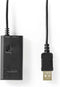 Nedis Bluetooth-Zender - Input: 1x 3,5 mm - AptX Low latency / AptX / SBC - Maximaal 2 Apparaten - Zwart