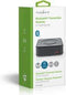 Nedis Bluetooth Zender / Ontvanger - Input: 1x AUX / 1x SPDIF - Output: 1x AUX / 1x SPDIF - AptX Low latency / AptX / SBC - Maximaal 2 Apparaten - Maximale batterijduur: 22 uur - Zwart
