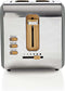 Nedis Broodrooster - Soft Touch Series - 2 Sneetjes Brood - 2 Sleuven - Bruining niveaus: 6 - Ontdooifunctie - Grijs