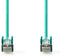 Nedis CAT5e-Kabel - SF/UTP - RJ45 Male - RJ45 Male - 1.50 m - Rond - PVC - Groen - Polybag