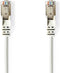 Nedis CAT5e Netwerkkabel - SF/UTP - RJ45 Male - RJ45 Male - 0.50 m - Rond - PVC - Wit - Envelop