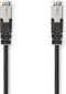 Nedis CAT5e Netwerkkabel - SF/UTP - RJ45 Male - RJ45 Male - 10.0 m - Rond - PVC - Zwart - Label