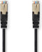 Nedis CAT5e Netwerkkabel - SF/UTP - RJ45 Male - RJ45 Male - 15.0 m - Rond - PVC - Zwart - Envelop