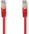 Nedis CAT5e Netwerkkabel - SF/UTP - RJ45 Male - RJ45 Male - 15.0 m - Rond - PVC - Rood - Polybag