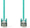 Nedis CAT5e Netwerkkabel - SF/UTP - RJ45 Male - RJ45 Male - 20.0 m - Rond - PVC - Groen - Polybag