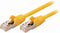 Nedis CAT5e Netwerkkabel - SF/UTP - RJ45 Male - RJ45 Male - 20.0 m - Rond - PVC - Geel - Polybag