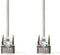 Nedis CAT5e Netwerkkabel - SF/UTP - RJ45 Male - RJ45 Male - 20.0 m - Rond - PVC - Grijs - Envelop