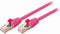Nedis CAT5e Netwerkkabel - SF/UTP - RJ45 Male - RJ45 Male - 20.0 m - Rond - PVC - Roze - Polybag