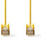 Nedis CAT5e Netwerkkabel - SF/UTP - RJ45 Male - RJ45 Male - 20.0 m - Rond - PVC - Geel - Polybag