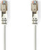 Nedis CAT5e Netwerkkabel - SF/UTP - RJ45 Male - RJ45 Male - 3.00 m - Rond - PVC - Wit - Blister