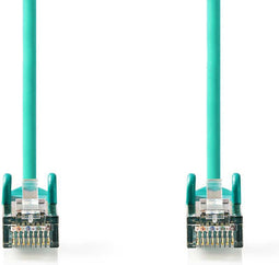 Nedis CAT5e Netwerkkabel - SF/UTP - RJ45 Male - RJ45 Male - 3.00 m - Rond - PVC - Groen - Polybag