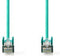 Nedis CAT5e Netwerkkabel - SF/UTP - RJ45 Male - RJ45 Male - 3.00 m - Rond - PVC - Groen - Polybag