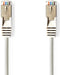 Nedis CAT5e Netwerkkabel - SF/UTP - RJ45 Male - RJ45 Male - 3.00 m - Rond - PVC - Grijs - Envelop