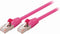 Nedis CAT5e Netwerkkabel - SF/UTP - RJ45 Male - RJ45 Male - 3.00 m - Rond - PVC - Roze - Polybag