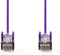 Nedis CAT5e Netwerkkabel - SF/UTP - RJ45 Male - RJ45 Male - 30.0 m - Rond - PVC - Violet - Polybag