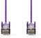 Nedis CAT5e Netwerkkabel - SF/UTP - RJ45 Male - RJ45 Male - 30.0 m - Rond - PVC - Violet - Polybag