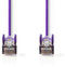 Nedis CAT5e Netwerkkabel - SF/UTP - RJ45 Male - RJ45 Male - 30.0 m - Rond - PVC - Violet - Polybag