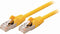 Nedis CAT5e Netwerkkabel - SF/UTP - RJ45 Male - RJ45 Male - 5.00 m - Rond - PVC - Geel - Polybag