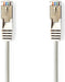 Nedis CAT5e Netwerkkabel - SF/UTP - RJ45 Male - RJ45 Male - 5.00 m - Rond - PVC - Grijs - Envelop