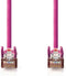 Nedis CAT5e Netwerkkabel - SF/UTP - RJ45 Male - RJ45 Male - 7.50 m - Rond - PVC - Roze - Polybag