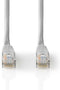 Nedis CAT5e Netwerkkabel - U/UTP - RJ45 Male - RJ45 Male - 1.00 m - Rond - PVC - Grijs - Label