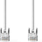 Nedis CAT5e Netwerkkabel - U/UTP - RJ45 Male - RJ45 Male - 2.00 m - Rond - PVC - Grijs - Envelop