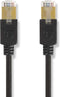 Nedis CAT6 Netwerkkabel - RJ45 Male - RJ45 Male - F/UTP - 1.00 m - Rond - LSZH / PVC - Antraciet - Doos