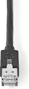 Nedis CAT6 Netwerkkabel - RJ45 Male - RJ45 Male - F/UTP - 10.0 m - Rond - LSZH / PVC - Antraciet - Window Box