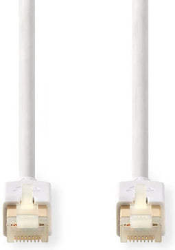 Nedis CAT6 Netwerkkabel - RJ45 Male - RJ45 Male - F/UTP - 5.00 m - Rond - LSZH / PVC - Wit - Window Box