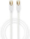 Nedis CAT6 Netwerkkabel - RJ45 Male - RJ45 Male - F/UTP - 5.00 m - Rond - LSZH / PVC - Wit - Window Box