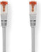 Nedis CAT6 Netwerkkabel - RJ45 Male - RJ45 Male - S/FTP - 0.25 m - Rond - LSZH - Grijs - Envelop