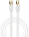 Nedis CAT6 Netwerkkabel - RJ45 Male - RJ45 Male - S/FTP - 1.00 m - Rond - LSZH - Wit - Window Box
