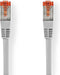 Nedis CAT6 Netwerkkabel - RJ45 Male - RJ45 Male - S/FTP - 1.00 m - Binnenshuis - Rond - LSZH - Grijs - Doos