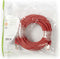 Nedis CAT6 Netwerkkabel - RJ45 Male - RJ45 Male - S/FTP - 10.0 m - Rond - LSZH - Rood - Envelop