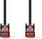 Nedis CAT6 Netwerkkabel - RJ45 Male - RJ45 Male - S/FTP - 15.0 m - Rond - LSZH - Zwart - Label