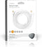 Nedis CAT6 Netwerkkabel - RJ45 Male - RJ45 Male - S/FTP - 15.0 m - Rond - LSZH / PVC - Wit - Window Box