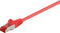 Nedis CAT6 Netwerkkabel - RJ45 Male - RJ45 Male - S/FTP - 15.0 m - Rond - LSZH - Rood - Envelop