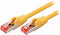 Nedis CAT6 Netwerkkabel - RJ45 Male - RJ45 Male - S/FTP - 2.00 m - Rond - LSZH - Geel - Envelop