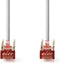 Nedis CAT6 Netwerkkabel - RJ45 Male - RJ45 Male - S/FTP - 20.0 m - Rond - LSZH - Grijs - Envelop