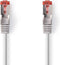Nedis CAT6 Netwerkkabel - RJ45 Male - RJ45 Male - S/FTP - 20.0 m - Rond - LSZH - Grijs - Envelop