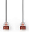Nedis CAT6 Netwerkkabel - RJ45 Male - RJ45 Male - S/FTP - 3.00 m - Binnenshuis - Rond - LSZH - Grijs - Doos