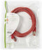 Nedis CAT6 Netwerkkabel - RJ45 Male - RJ45 Male - S/FTP - 3.00 m - Rond - LSZH - Rood - Envelop