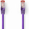 Nedis CAT6 Netwerkkabel - RJ45 Male - RJ45 Male - S/FTP - 3.00 m - Rond - LSZH - Violet - Polybag