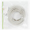 Nedis CAT6 Netwerkkabel - RJ45 Male - RJ45 Male - S/FTP - 30.0 m - Rond - LSZH - Grijs - Polybag