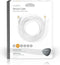 Nedis CAT6 Netwerkkabel - RJ45 Male - RJ45 Male - S/FTP - 30.0 m - Rond - LSZH / PVC - Wit - Window Box