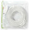Nedis CAT6 Netwerkkabel - RJ45 Male - RJ45 Male - S/FTP - 30.0 m - Rond - LSZH - Wit - Envelop
